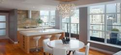 open plan και μίνιμαλ κουζίνα για την κατοικία στο Yaletown open plan και μίνιμαλ κουζίνα για την κατοικία στο Yaletown